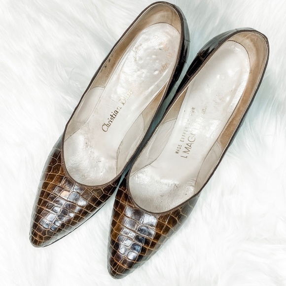 Dior vintage alligator heels - Picture 7 of 8